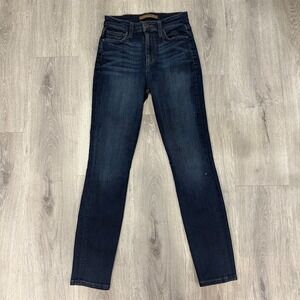 Joe's Jeans High Rise Skinny Women's W25 Dark Wash Stretch Denim